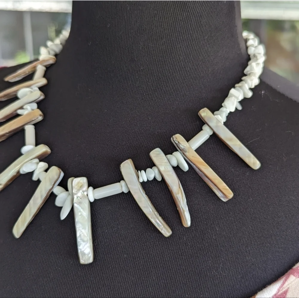 Mermaidcore Handmade Shell Necklace Coastal Vacation Hippie Vibes Bohochic